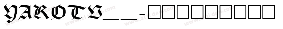 YAROTV__字体转换
