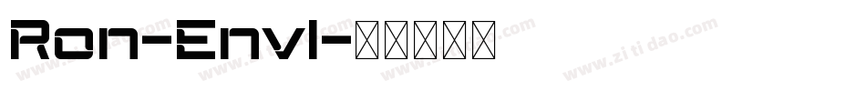 Ron-Envl字体转换