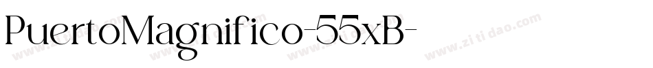 PuertoMagnifico-55xB字体转换