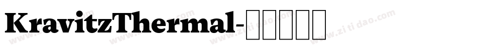 KravitzThermal字体转换