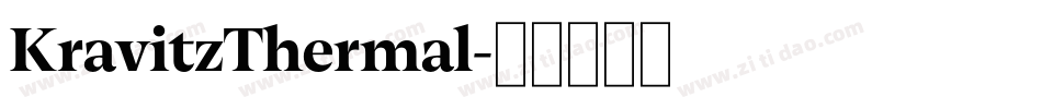 KravitzThermal字体转换