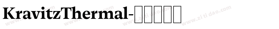 KravitzThermal字体转换