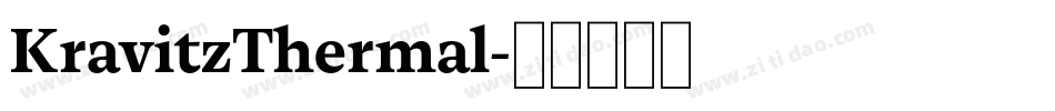 KravitzThermal字体转换