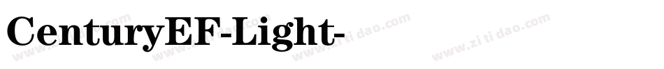 CenturyEF-Light字体转换