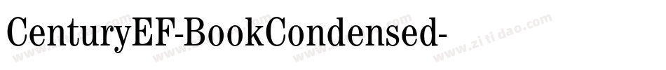 CenturyEF-BookCondensed字体转换