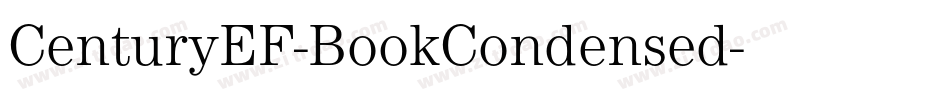 CenturyEF-BookCondensed字体转换