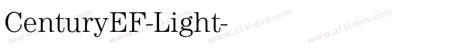 CenturyEF-Light字体转换