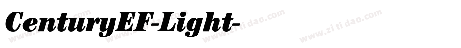 CenturyEF-Light字体转换