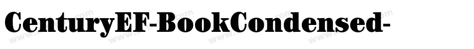 CenturyEF-BookCondensed字体转换