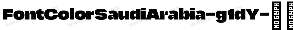 FontColorSaudiArabia-g1dY字体转换
