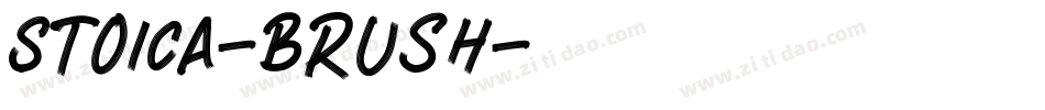 Stoica-Brush字体转换