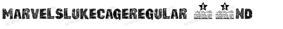 MarvelsLukeCageRegular-61nD字体转换