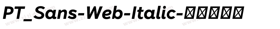 PT_Sans-Web-Italic字体转换