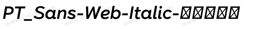 PT_Sans-Web-Italic字体转换