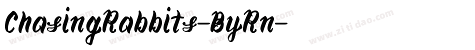 ChasingRabbits-ByRn字体转换