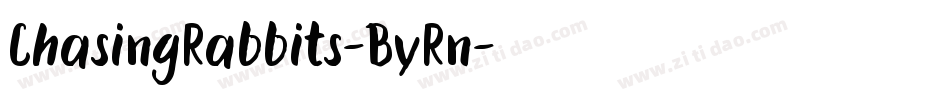 ChasingRabbits-ByRn字体转换