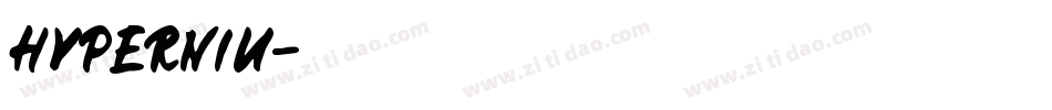 HYPERNIU字体转换