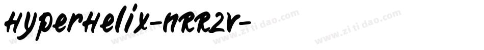 HyperHelix-nRR2V字体转换