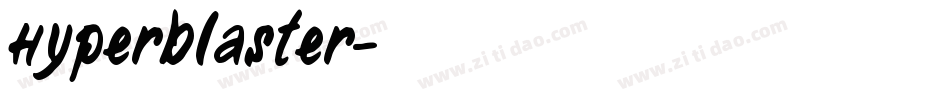 Hyperblaster字体转换