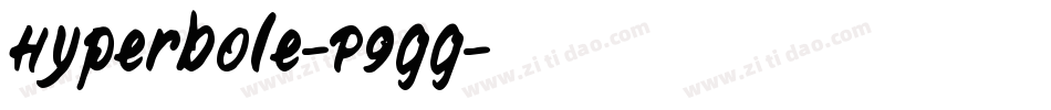 Hyperbole-P9gg字体转换