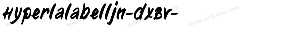 Hyperlalabelljn-dxBV字体转换