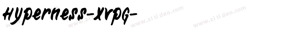 Hyperness-XVpG字体转换
