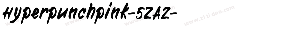 Hyperpunchpink-5zAZ字体转换