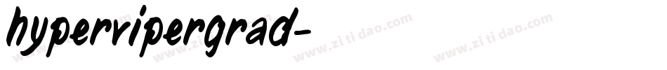 hypervipergrad字体转换