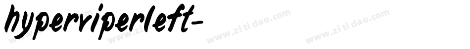 hyperviperleft字体转换