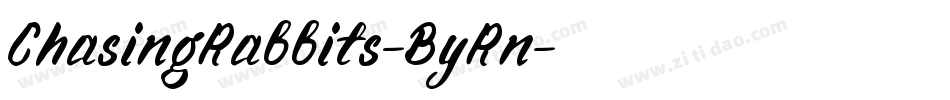 ChasingRabbits-ByRn字体转换