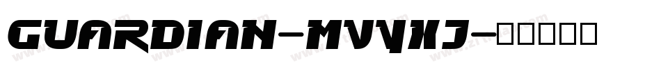 Guardian-MVYXJ字体转换