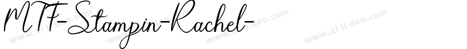 MTF-Stampin-Rachel字体转换
