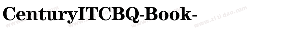 CenturyITCBQ-Book字体转换