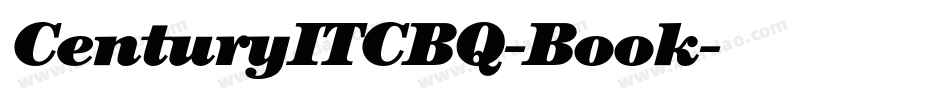 CenturyITCBQ-Book字体转换
