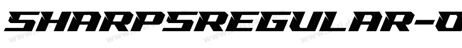 SharpsRegular-OJ9d字体转换
