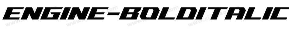 Engine-BoldItalic字体转换