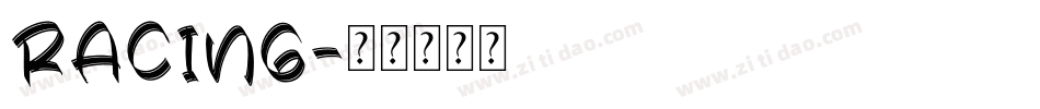 Racing字体转换