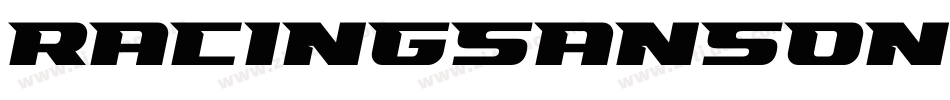 RacingSansOne-Regular字体转换