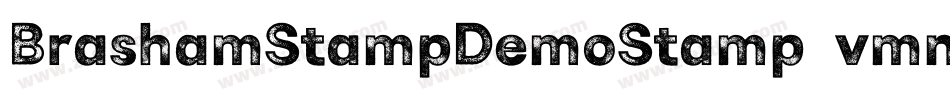BrashamStampDemoStamp-vmnME字体转换