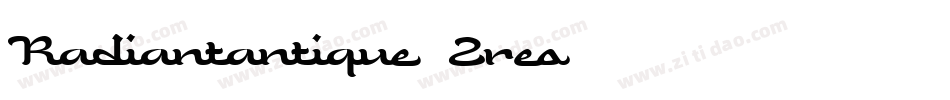 Radiantantique-2reo字体转换