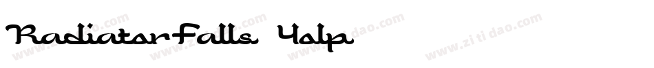 RadiatorFalls-4olp字体转换