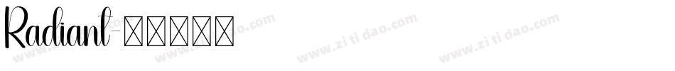 Radiant字体转换