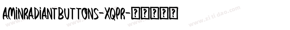 AminRadiantButtons-xqpR字体转换