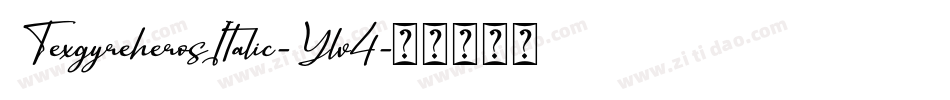 TexgyreherosItalic-Ylv4字体转换