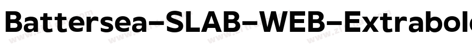 Battersea-SLAB-WEB-Extrabold字体转换