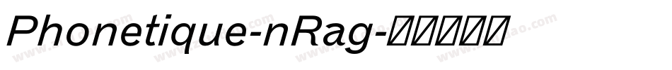 Phonetique-nRag字体转换
