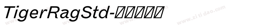 TigerRagStd字体转换