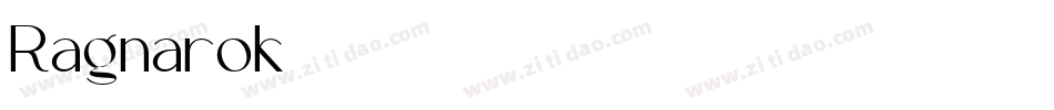 Ragnarok字体转换