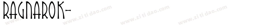 Ragnarok字体转换