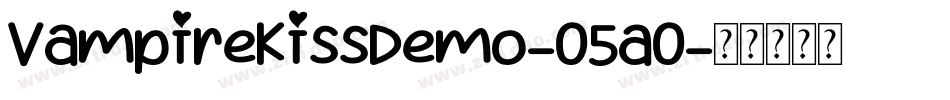 VampireKissDemo-O5aO字体转换